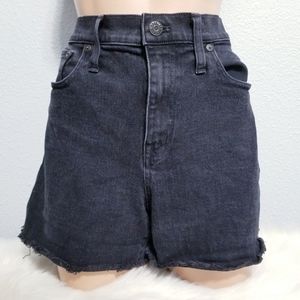 MADEWELL black denim jean cutoff shorts 30